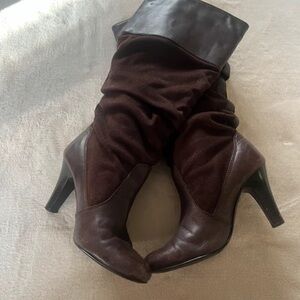 Chic Brown Heeled Boots for Women